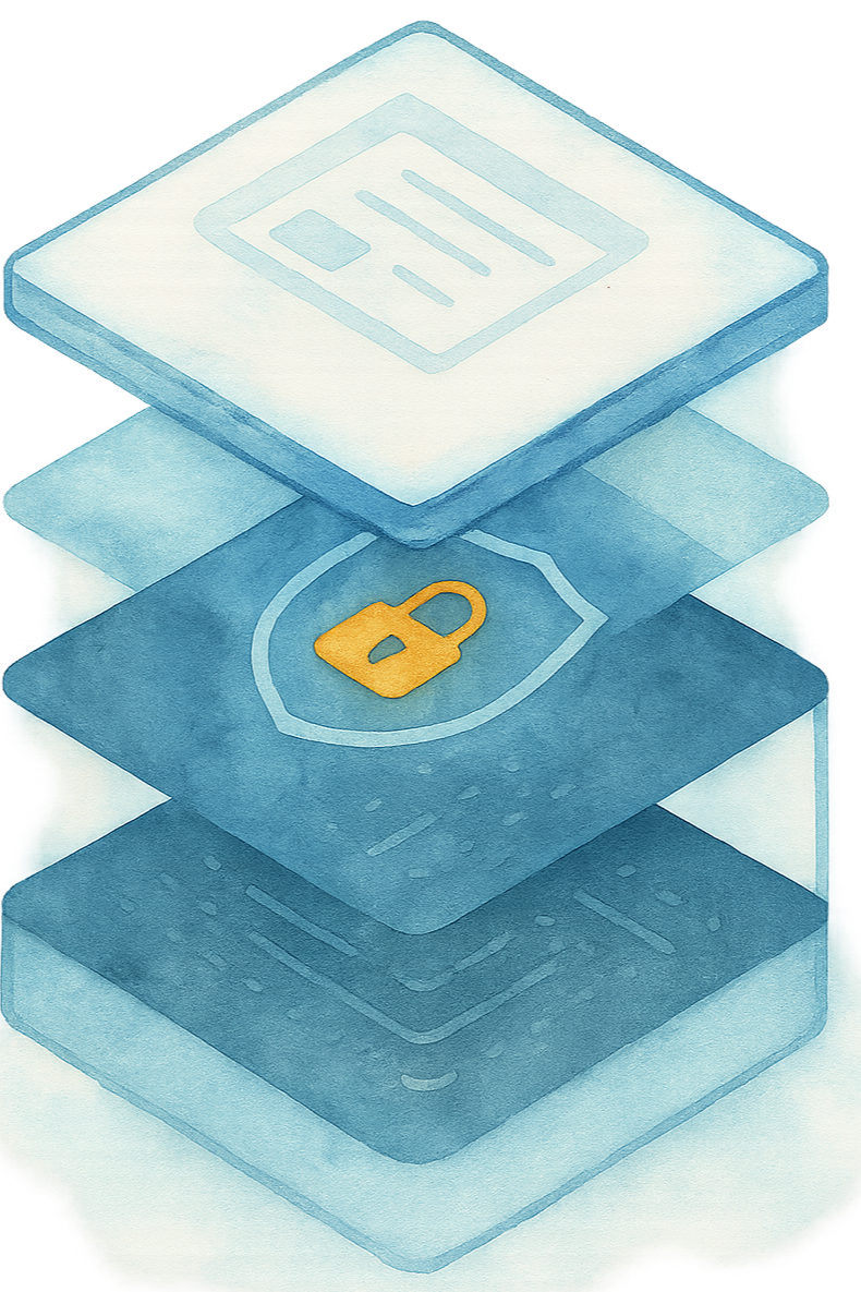 Privacidad por diseño interface